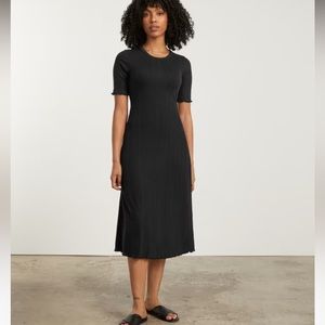 Everlane ribbed midi dress